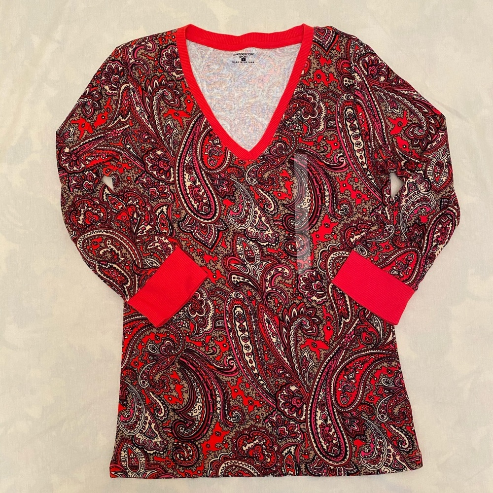 Boho-Chic Cotton Top from Jones New York.